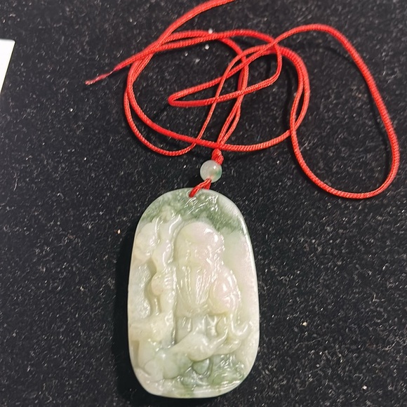 Wise man jade pendant - Picture 3 of 4